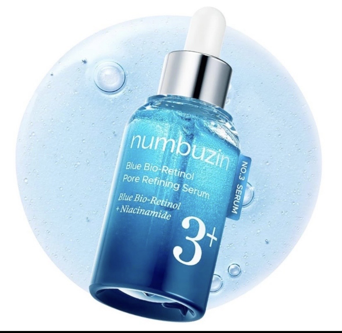 سرم رفع کننده منافذ پوست و جوانساز نامبوزین مدل BLUE BIO-RETINOL PORE REFINING مناسب برای انواع پوست