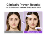 ماسک نامبوزین لیفتینگ و ضد چروک ورقه ای numbuzin No.9 Sheet Mask
